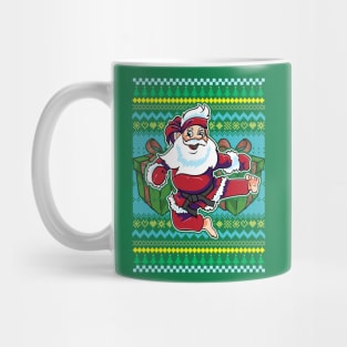 Karate Santa Claus Taekwando Fung Fu MMA Mixed Martial Arts Mug